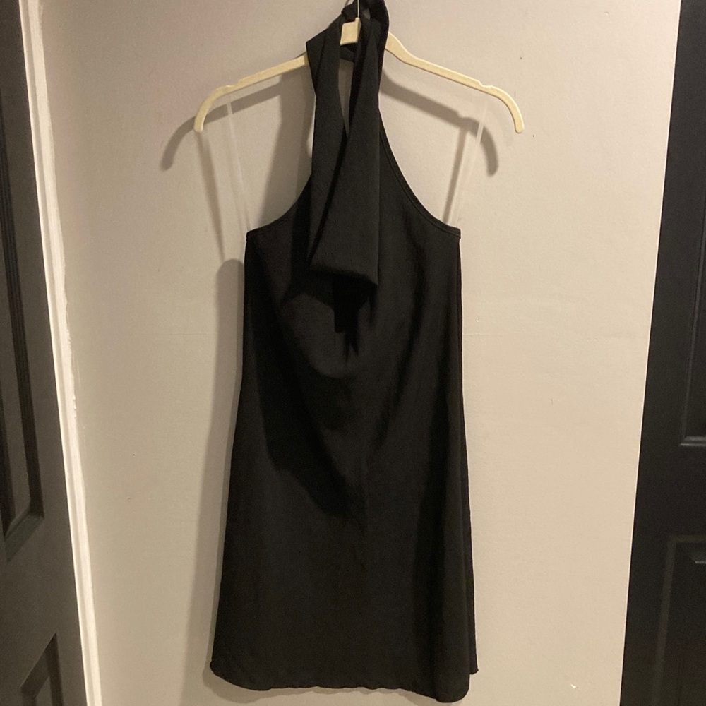 See You Monday Black Backless Dress